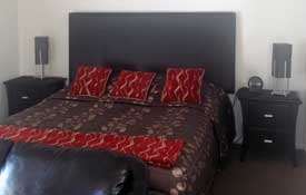 some units with queen-size beds